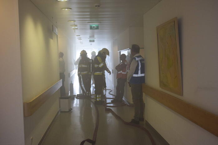 Brandweeroefening Ziekenhuis Gelderse Vallei