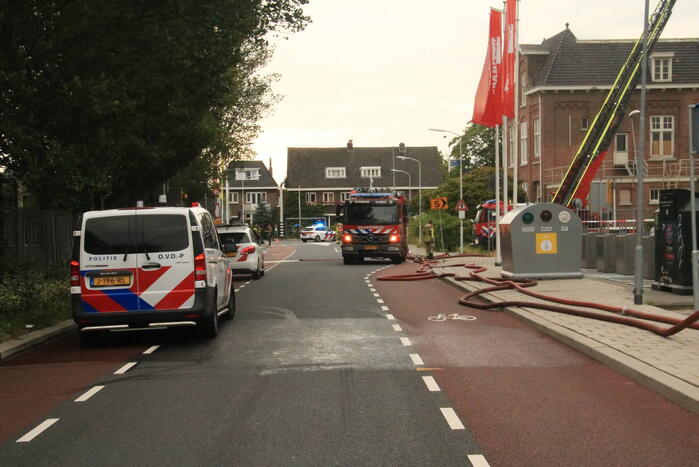 Veel rook bij brand in leegstaand pand