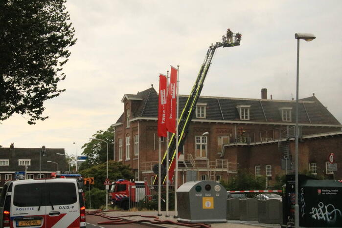 Veel rook bij brand in leegstaand pand