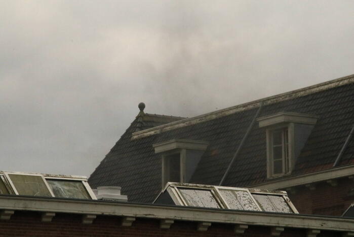 Veel rook bij brand in leegstaand pand