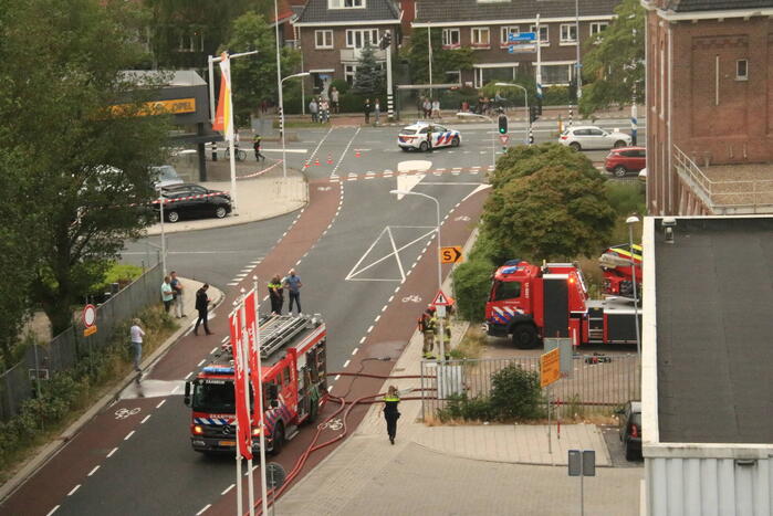 Veel rook bij brand in leegstaand pand