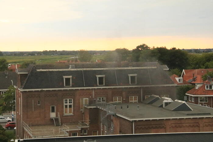 Veel rook bij brand in leegstaand pand