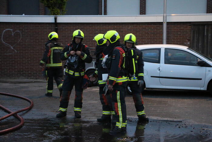 Flinke brand in meerdere garageboxen