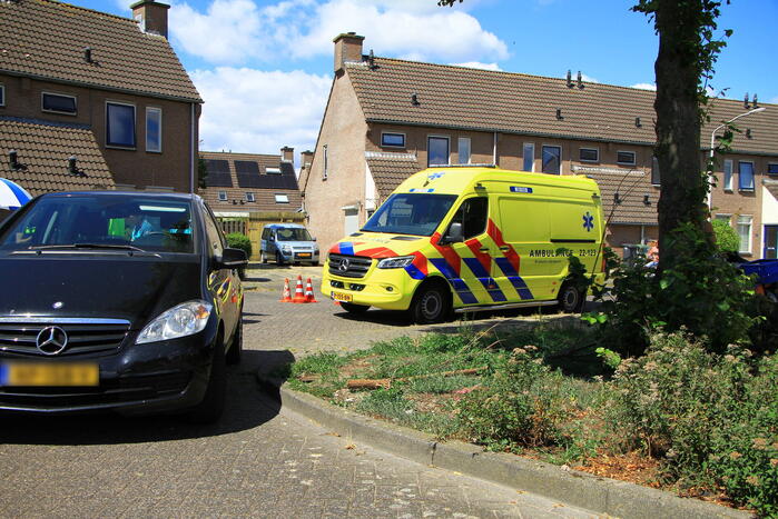 Fietser gewond bij botsing met auto