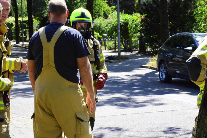 Brandweer doet onderzoek naar zak met onbekende stof