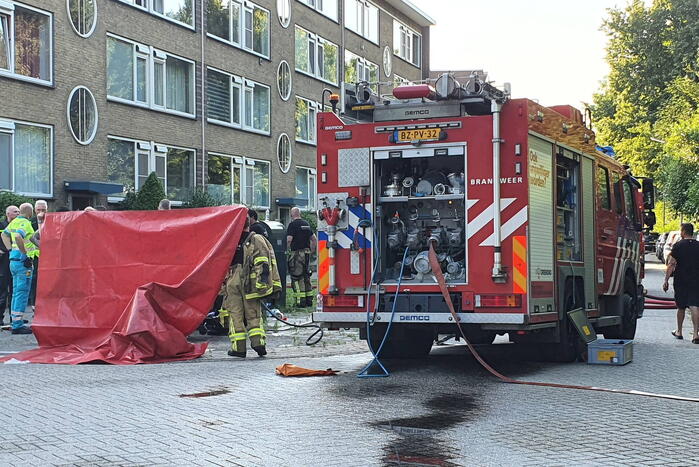 Persoon gewond bij brand in flat