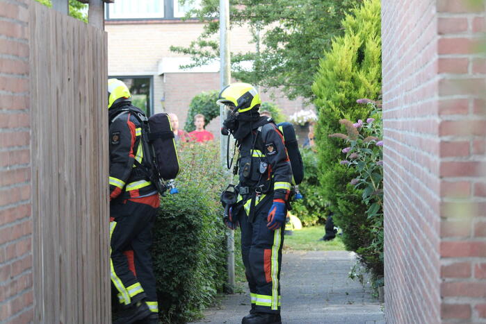 Brand in elektriciteitshuisje