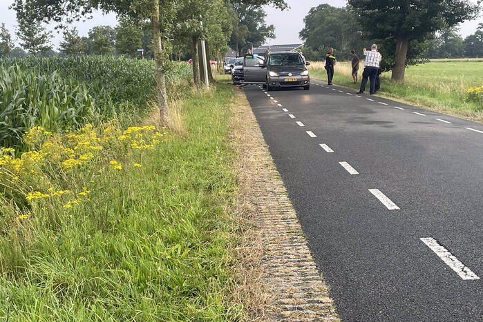 Fietser aangereden door personenauto