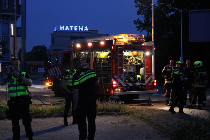 Vluchtauto crasht tijdens achtervolging