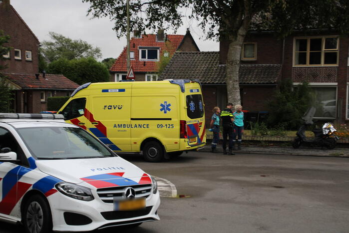 Scooterrijder gewond bij ongeval