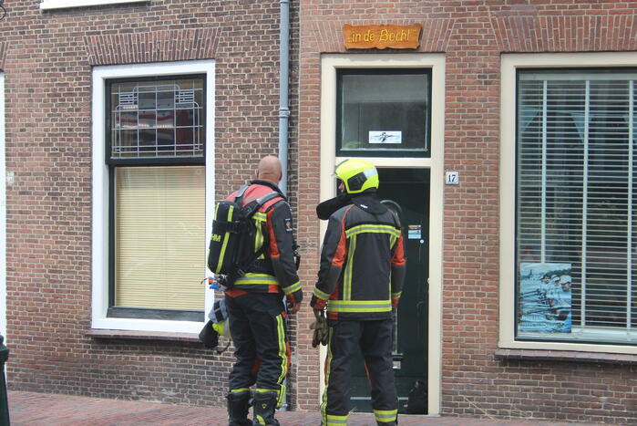 Flinke rookontwikkeling bij dakbrand