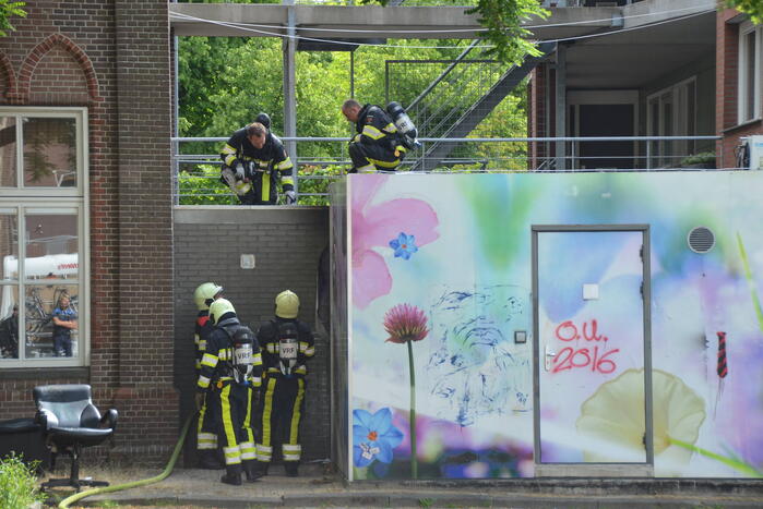 Woningen ontruimd vanwege brand in electriciteitskast