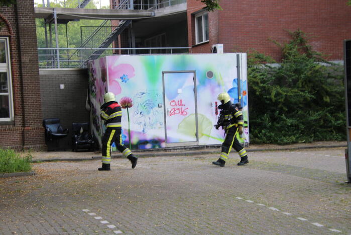 Woningen ontruimd vanwege brand in electriciteitskast
