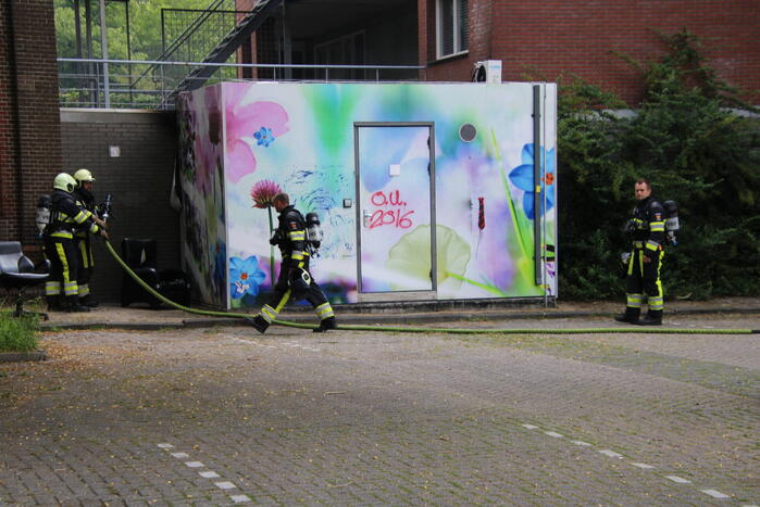 Woningen ontruimd vanwege brand in electriciteitskast