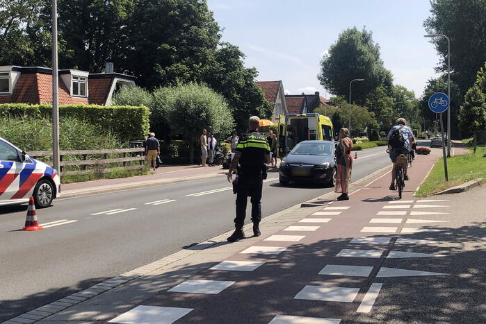 Scooterrijder gewond na valpartij