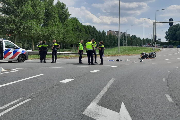 Motorrijder ernstig gewond na ongeval