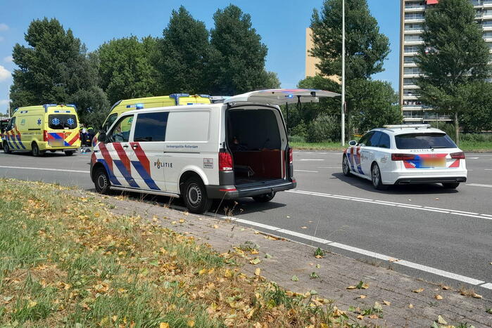 Motorrijder ernstig gewond na ongeval