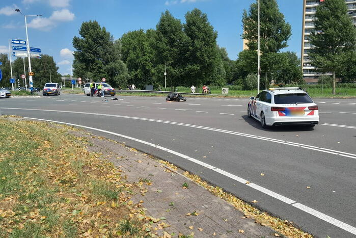 Motorrijder ernstig gewond na ongeval