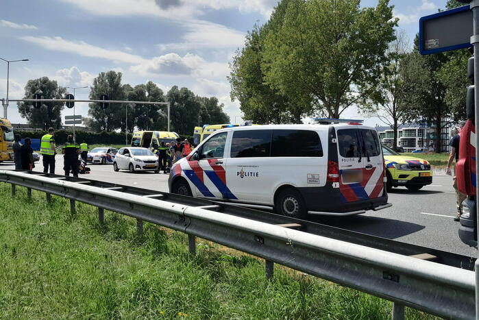 Motorrijder ernstig gewond na ongeval