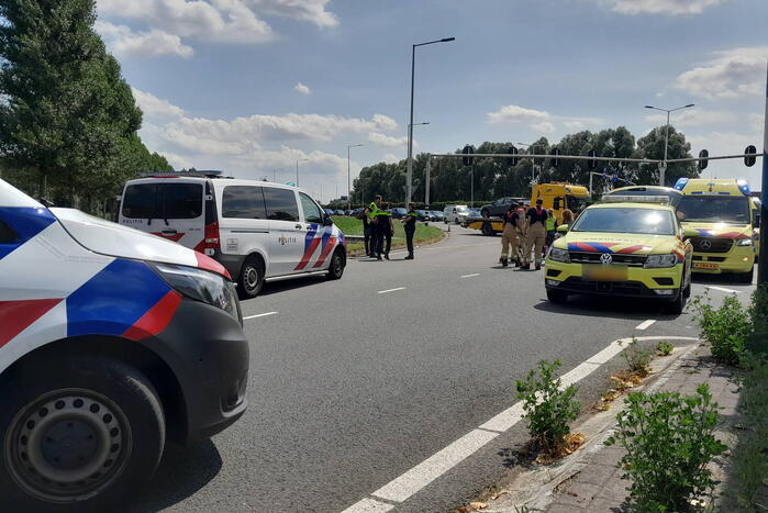 Motorrijder ernstig gewond na ongeval