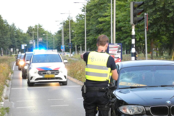 Fietser gewond bij aanrijding op oversteekplaats