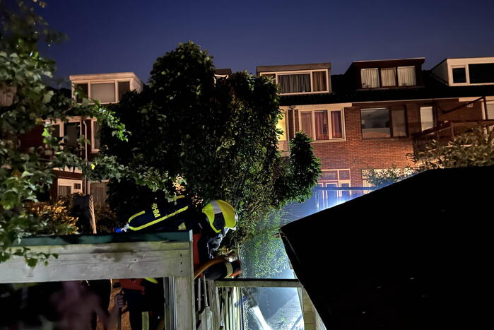 Brandweer ingezet voor brand bij schuur