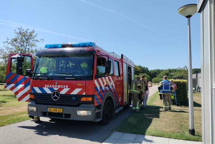 Brand in plantenbak snel gedoofd