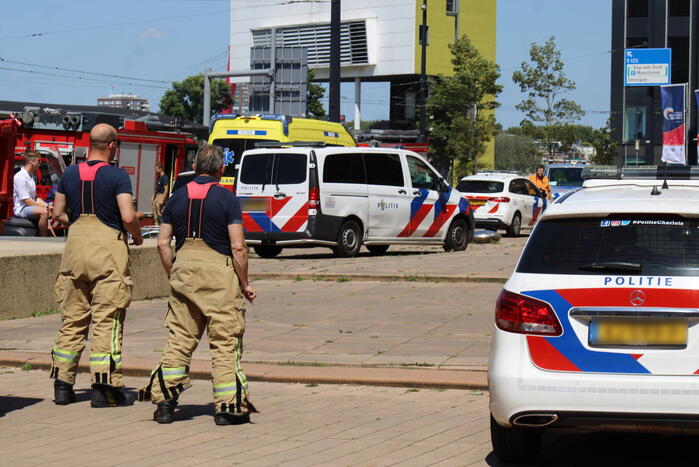 Geen metroverkeer door aanrijding