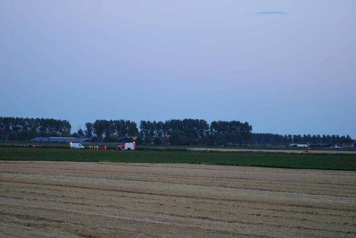 Wegafsluiting vanwege lekkage in gastranportleiding