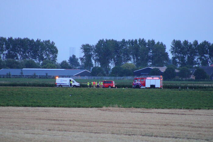 Wegafsluiting vanwege lekkage in gastranportleiding