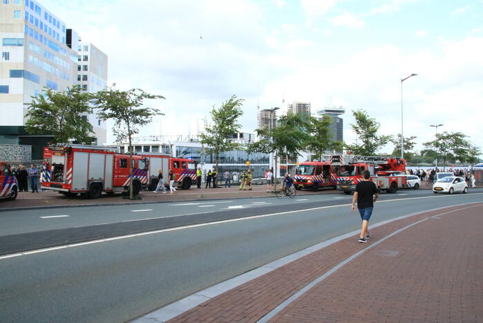 Cruiseschip ontruimd vanwege brand