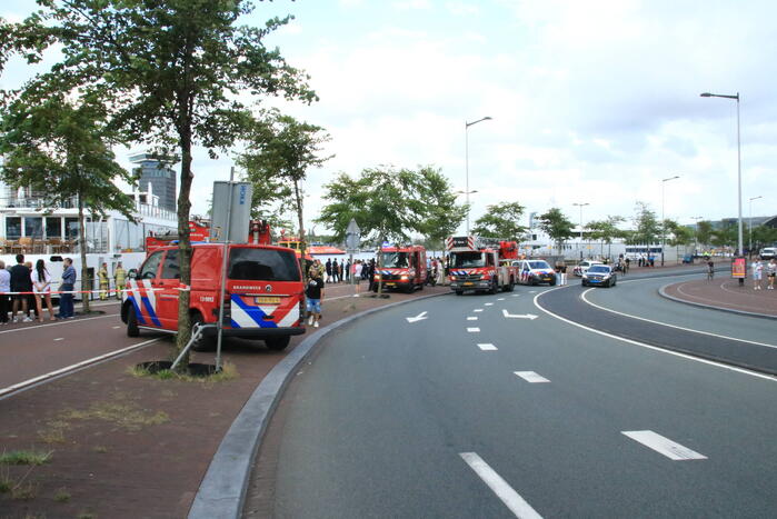 Cruiseschip ontruimd vanwege brand