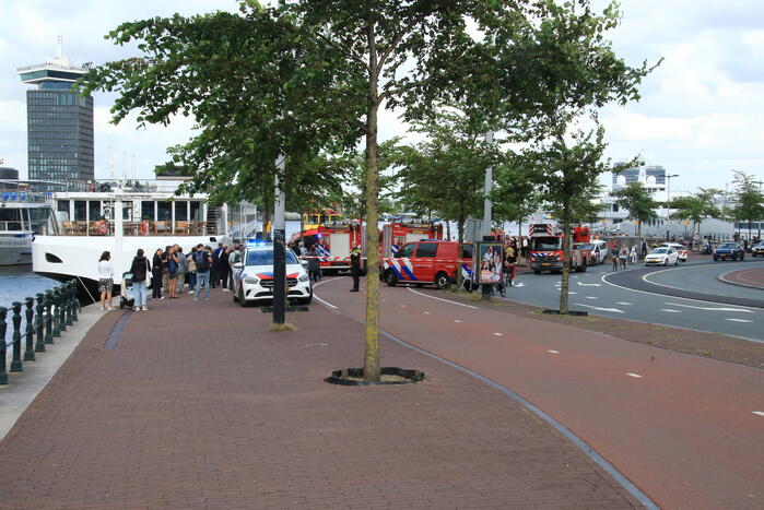 Cruiseschip ontruimd vanwege brand