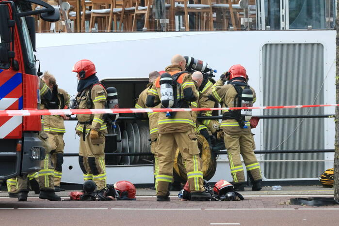 Cruiseschip ontruimd vanwege brand