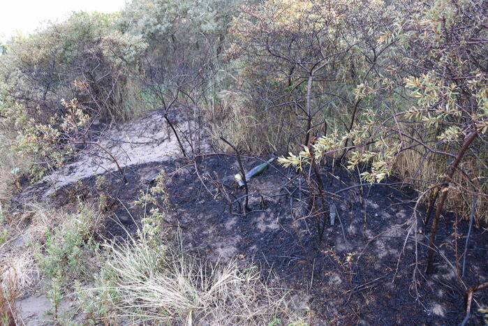 Duinbrand snel onder controle