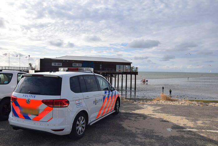 Kiter uit Noordzee gered na botsing
