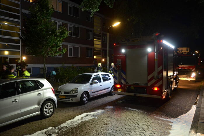 Veel rook bij brand in kelder