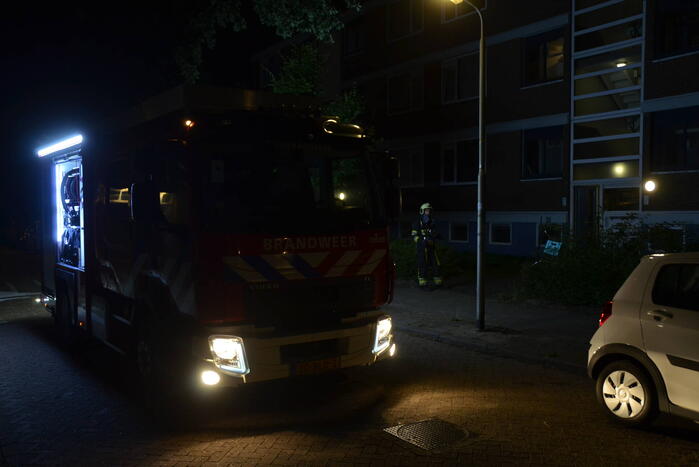 Veel rook bij brand in kelder