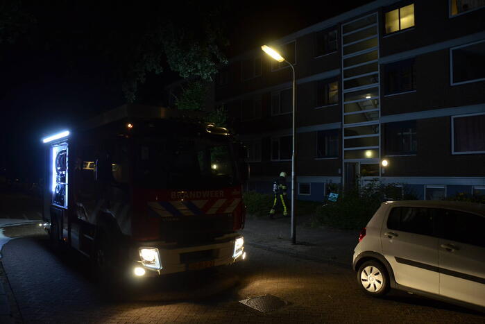 Veel rook bij brand in kelder