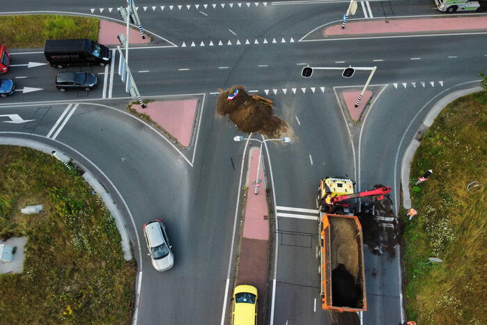 Boeren blokkeren meerdere opritten