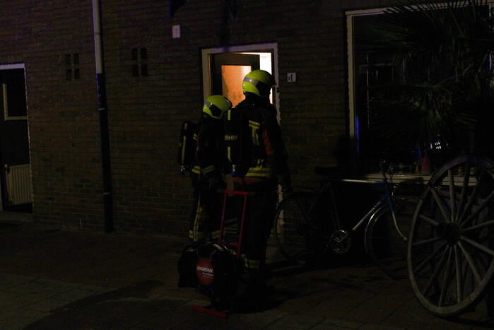 Persoon gewond na brand bij woning