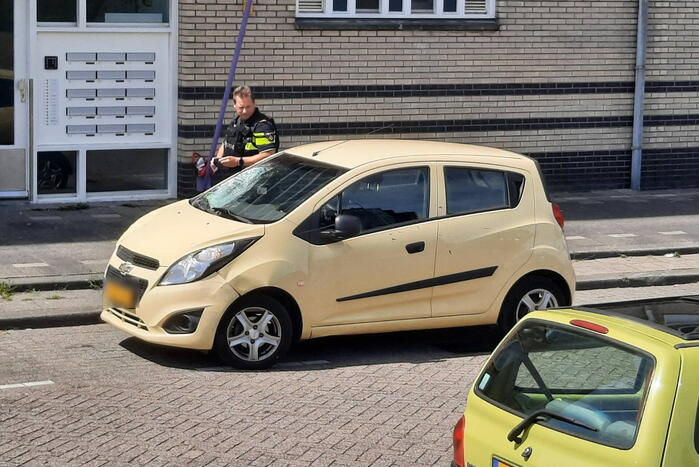 Automobilist rijdt in op voetganger