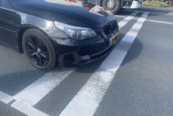 Schade bij kop-staart botsing