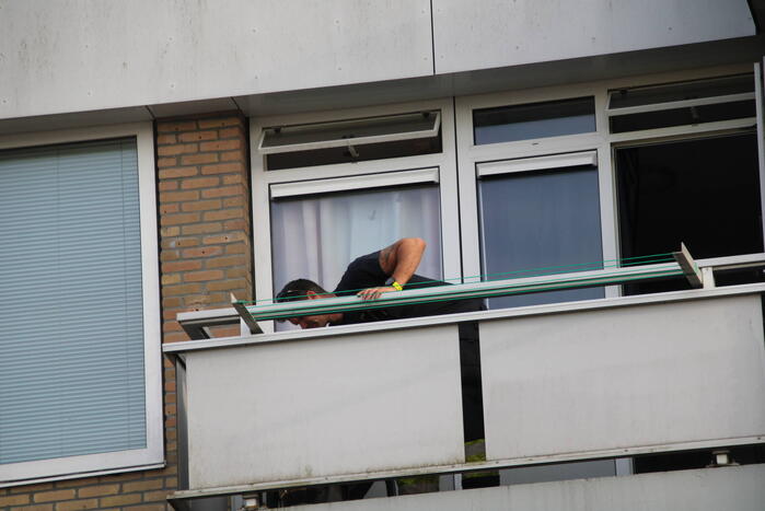 Woning vol rook door vergeten pan