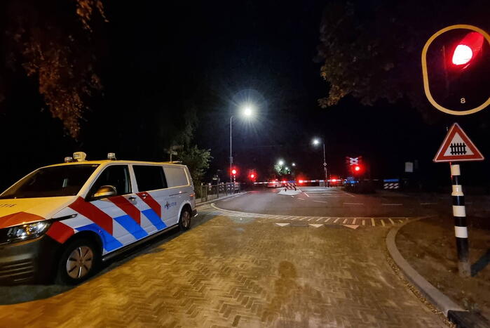 Politie betrapt inbreker en slaat op de vlucht