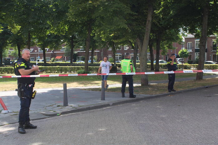 Straat afgezet na melding van schietpartij