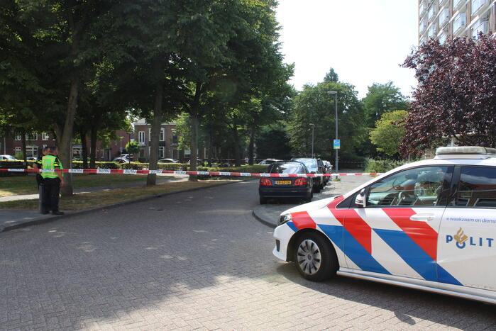 Straat afgezet na melding van schietpartij