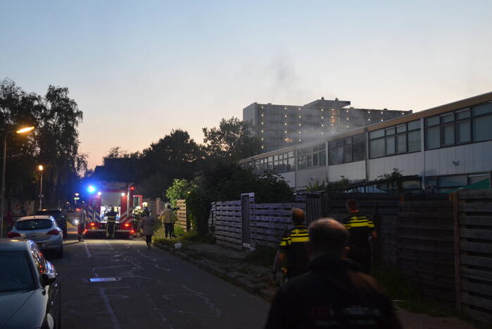 Flinke rookontwikkeling bij woningbrand