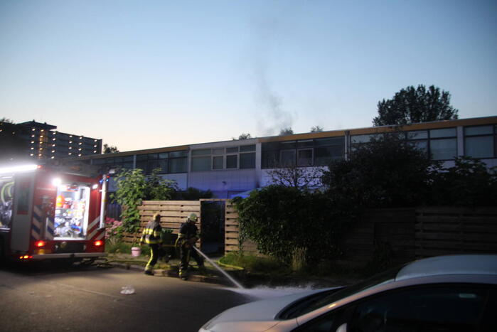 Flinke rookontwikkeling bij woningbrand