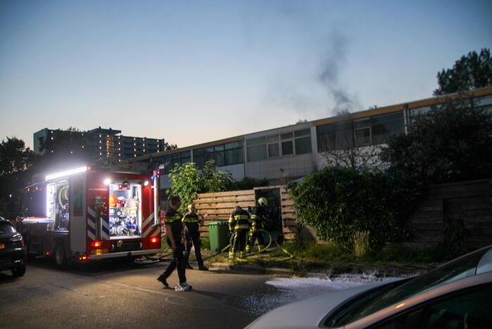 Flinke rookontwikkeling bij woningbrand